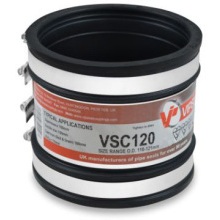 VIP VSC120 BAND SEAL COUPLING 110 - 121mm 4" PLASTIC
