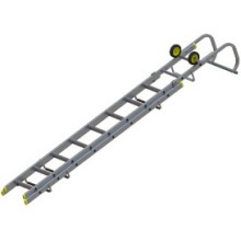WERNER DOUBLE SECTION ROOF LADDER (12+14) 4.33m - 7.13m 77103