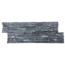 Wild Stone Natural Stone Wall Panelling Heritage Project Pack Stacked Carbon (Thin Slate) 0.33M2