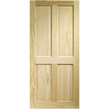 Xl 4 Panel Clear Pine Door Cpin4P24M 78 X 24