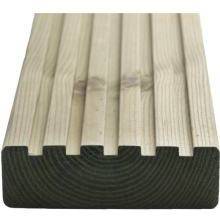 York Treated Timber Decking Board 33 x 120mm x per Mtr