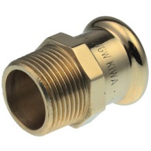 YORKSHIRE XPRESS 15mm x 1/2" S3/6243G COPPER STRAIGHT MALE CONNECTOR 38114
